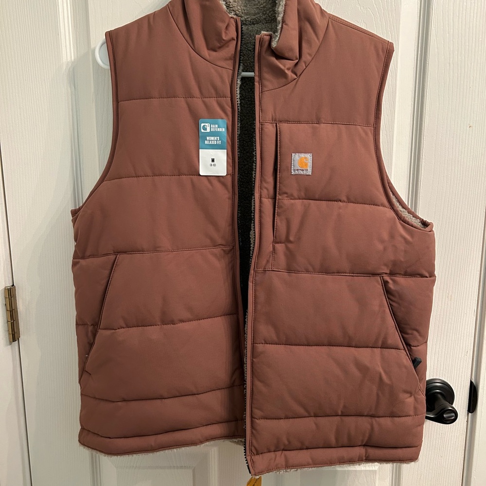 Carhartt Tan Quilted Vest